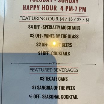Front Street Cafe - HH menu as of 1/12/2025 - Bars Near Me - Philadelphia, Pennsylvania