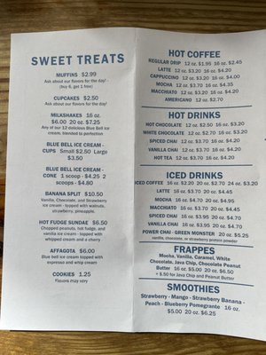 Menu photo 2 The Blue Canoe Cafe Ridge Spring, SC