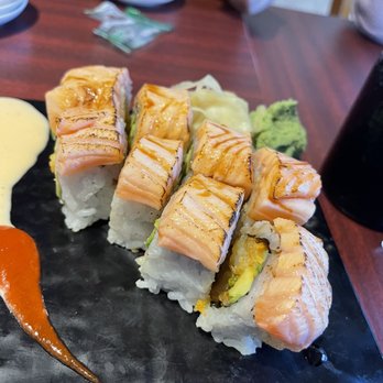 Crystal Fish - Pink Dragon roll - Japanese Near Me - Monterey, California Crystal Fish - Pink Dragon roll - Japanese Near Me - Monterey, California