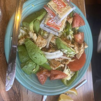 Garcia's Kitchen - The Original - Fajita chicken salad - high scores! - New Mexican Cuisine Near Me - Albuquerque, New Mexico