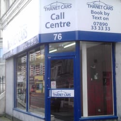 Thanet Cars - Our main walk in office in Margate. Tel 01843 333333