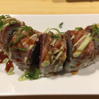 Hinoki Sushi - 1/2 order of workout roll - I'll either love or hate - Sushi Bars Near Me - Reno, Nevada