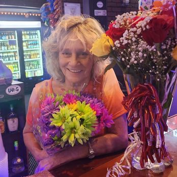 Main Street Tap Room - Joyce, an amazing 75 year old bartender celebrating her Bday today! - Sports Bars Near Me - Avon Park, Florida Main Street Tap Room - Joyce, an amazing 75 year old bartender celebrating her Bday today! - Sports Bars Near Me - Avon Park, Florida