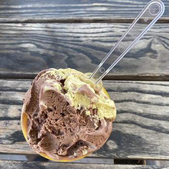 Crumbles Cookies - Milk chocolate hazelnut & pistachio. - Desserts Near Me - Corona, California