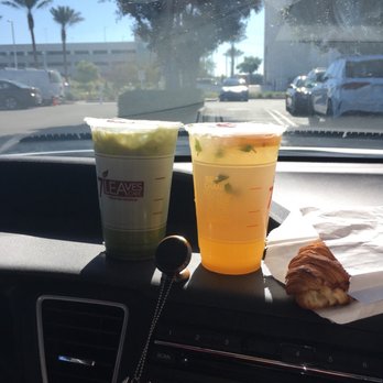 7 Leaves Cafe - Breakfast in the car of iced Japanese Matcha Soy Tea, Sunrise Mint, and Ham & Brie - Coffee & Tea Near Me - Irvine, California 7 Leaves Cafe - Breakfast in the car of iced Japanese Matcha Soy Tea, Sunrise Mint, and Ham & Brie - Coffee & Tea Near Me - Irvine, California