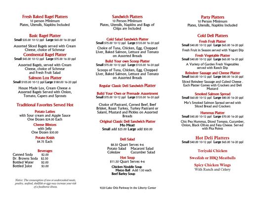 Menu photo 4 Mo's Deli and Catering Anchorage, AK