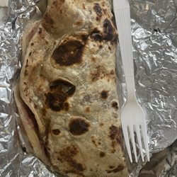 My huge Baleada ---it's like a Honduran quesadilla. Yummy!