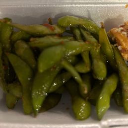 Sweet chili edamame Sweet chili edamame