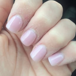 That's acrylic all over my fingers. That's acrylic all over my fingers.