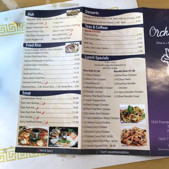 Orchid Thai - Thai Near Me - Baldwin Park, California