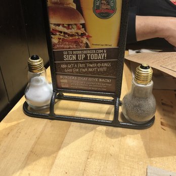 The Works - Cool salt n pepper shakers - Burgers Near Me - St. Catharines, Ontario