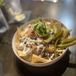 Carne asada nachos