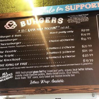 Big Island Burger - Burgers Near Me - Urban Honolulu, Hawaii