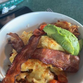 Metro Diner - Avocado Bacon Scramble Bowl - Diners Near Me - Gainesville, Florida Metro Diner - Avocado Bacon Scramble Bowl - Diners Near Me - Gainesville, Florida