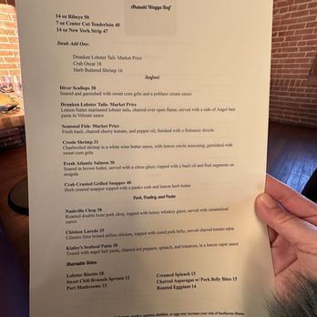 Elevate - Menu 1/2025 - Seafood Near Me - Castroville, Texas