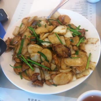 Little Garden - Stir fried rice cake with chicken - Szechuan Near Me - Bellevue, Washington