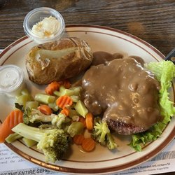 Pop's Branding Iron Restaurant - Salisbury steak