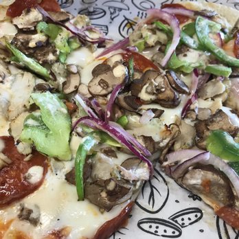 Azzip Pizza - Funky Chicken is a solid choice. We had some left over and it was just as good cold! - Pizza Near Me - Lafayette, Indiana