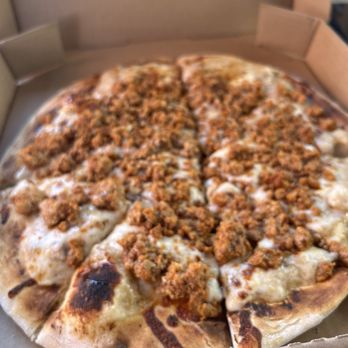 Buono Italian Eatery - Chorizo and eggs breakfast pizza with a country glaze base - Caterers Near Me Buono Italian Eatery - Chorizo and eggs breakfast pizza with a country glaze base - Caterers Near Me