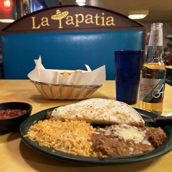 La Tapatia Mexican Grill - Grilled Veggie Quesadilla - Mexican Near Me - Beaver Dam, Wisconsin