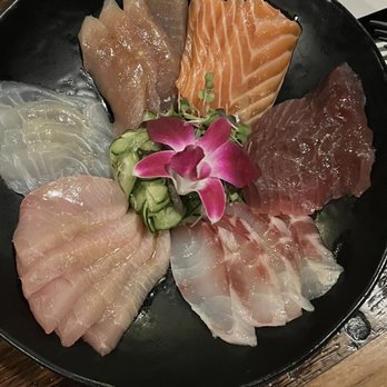 Sandfish - Sashimi Sampler - Sushi Bars Near Me - Palm Springs, California Sandfish - Sashimi Sampler - Sushi Bars Near Me - Palm Springs, California