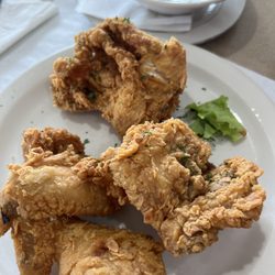 Oysters Restaurant - Fried chicken and collard greens