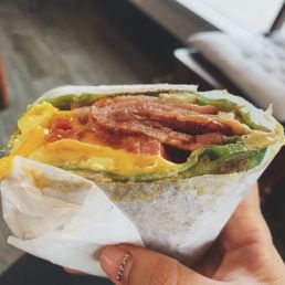 Spinach Breakfast Wrap