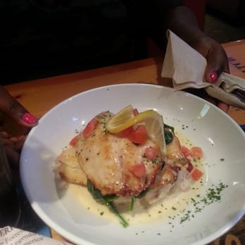 Bubba Gump Shrimp - Tilapia w/ sautéed spinach and mash potatoes - Seafood Near Me - Long Beach, California Bubba Gump Shrimp - Tilapia w/ sautéed spinach and mash potatoes - Seafood Near Me - Long Beach, California