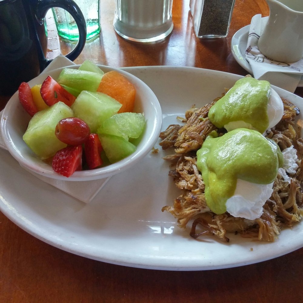 Open City - Arepas Benedictos w/ fresh fruit -- yuuuuum - American Near Me - Washington, DC, District of Columbia Open City - Arepas Benedictos w/ fresh fruit -- yuuuuum - American Near Me - Washington, DC, District of Columbia