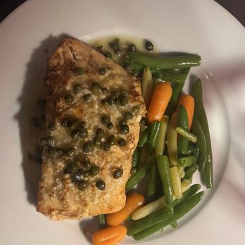 Chops Steakhouse - Salmon Entree - Steakhouses Near Me - Patchogue, New York