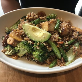 True Food Kitchen - Teriyaki Quinoa with tofu and shrimp! So yummy! - New American Near Me - Chicago, Illinois True Food Kitchen - Teriyaki Quinoa with tofu and shrimp! So yummy! - New American Near Me - Chicago, Illinois