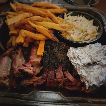 Mission BBQ - Most Brisket, fresh-cut fries, cold slaw, and Corn bread - Barbeque Near Me - Colonial Heights, Virginia