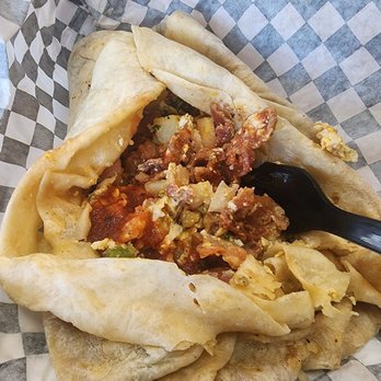 El Taco Charro - Bacon Breakfast burrito - Mexican Near Me - Carson, California