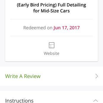 Above & Beyond Detailing - This is when they redeemed my voucher and didn't show up - Auto Detailing Near Me