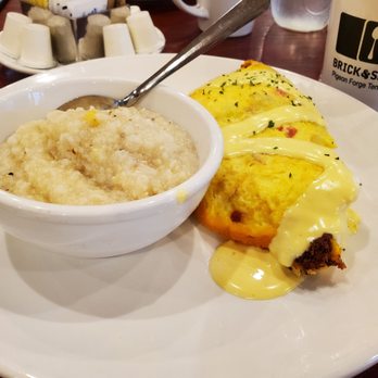 Brick And Spoon - Pigeon Forge - Killer Creole Omelet and Fire Roasted Corn Grits. - Breakfast & Brunch Near Me - Pigeon Forge, Tennessee Brick And Spoon - Pigeon Forge - Killer Creole Omelet and Fire Roasted Corn Grits. - Breakfast & Brunch Near Me - Pigeon Forge, Tennessee