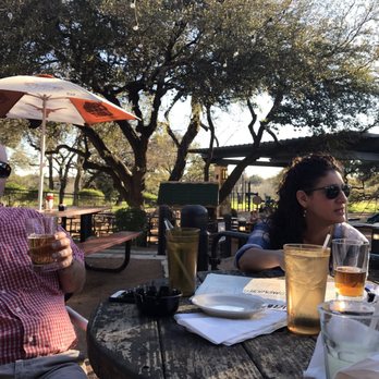 Doc's Backyard Grill - Great outdoor area! Enjoying a brew in a hot day. - American Near Me - Sunset Valley, Texas Doc's Backyard Grill - Great outdoor area! Enjoying a brew in a hot day. - American Near Me - Sunset Valley, Texas
