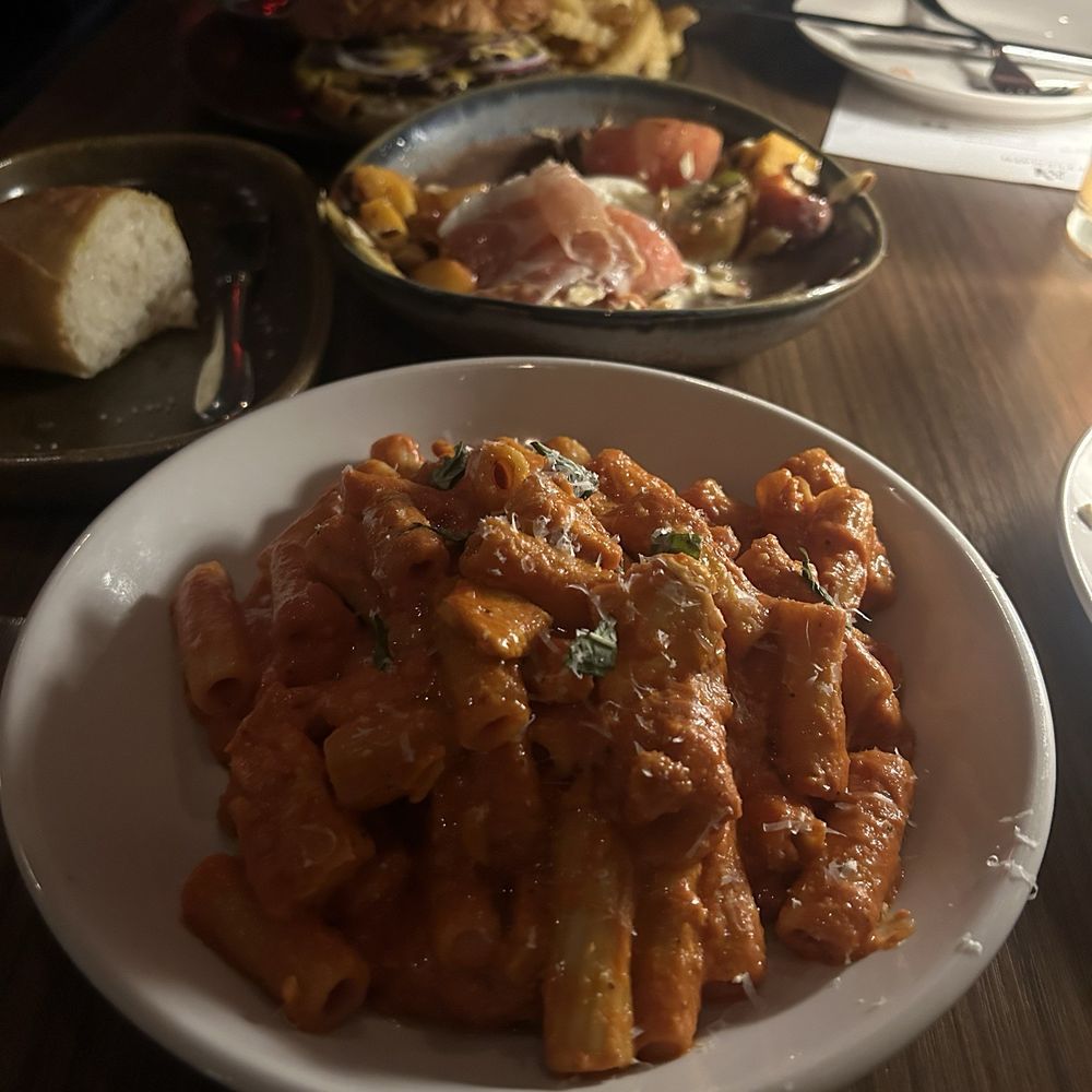 Aftermath Kitchen & Bar - Rigatoni with chicken - New American Near Me - Phoenix, Arizona Aftermath Kitchen & Bar - Rigatoni with chicken - New American Near Me - Phoenix, Arizona