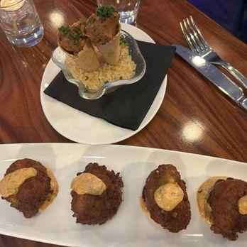 STK Steakhouse - Pastrami Salmon Cones and Crab & Corn Fritters - Steakhouses Near Me - Scottsdale, Arizona STK Steakhouse - Pastrami Salmon Cones and Crab & Corn Fritters - Steakhouses Near Me - Scottsdale, Arizona