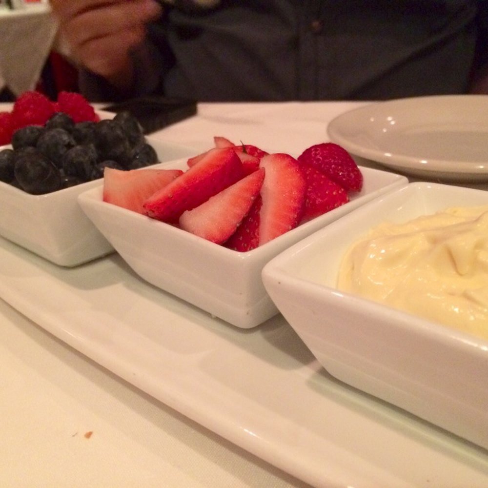 Rosebud Steakhouse - Berries and cream for dessert - Steakhouses Near Me - Chicago, Illinois Rosebud Steakhouse - Berries and cream for dessert - Steakhouses Near Me - Chicago, Illinois