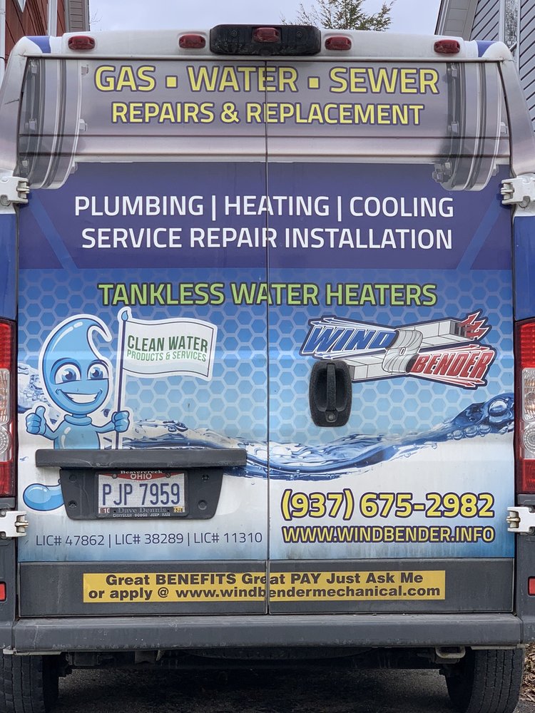 Slide of Wind Bender Heating Cooling Plumbing