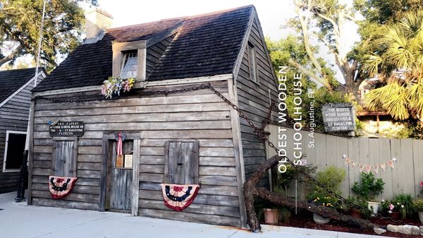 Oldest Wooden Schoolhouse by null
