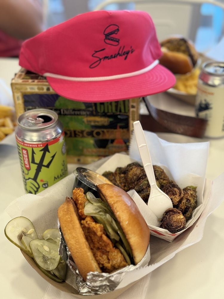 Food from Smashley's Burger Bar