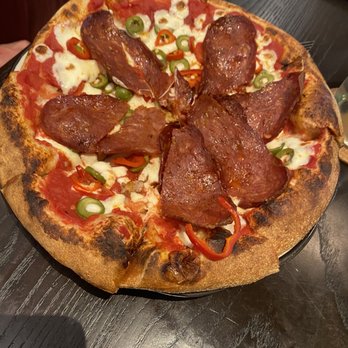 Monaco - Spicy Calabrian pizza and it was - Italian Near Me - Irving, Texas