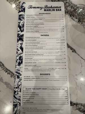Menu photo 8 Tommy Bahama Marlin Bar Jacksonville, FL Menu photo 8 Tommy Bahama Marlin Bar Jacksonville, FL