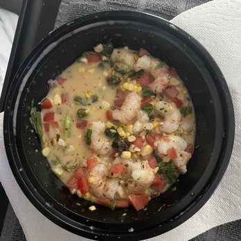 The Ice Plant - Local rock shrimp ceviche - Cocktail Bars Near Me - St. Augustine, Florida