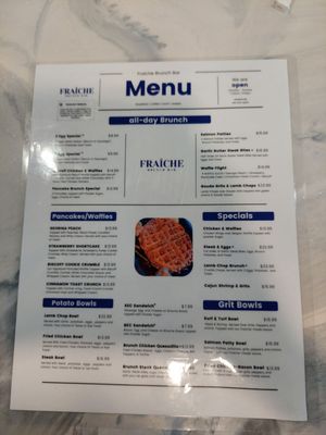 Menu photo 6 Fraîche Brunch Bar Cleveland Heights, OH