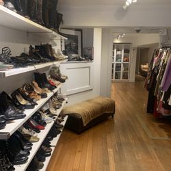 Designer Revival - Internal shot of shop near shoes