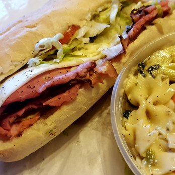 Butch's Grinders - Roast beef sandwich and macaroni salad - Delis Near Me - Riverside, California Butch's Grinders - Roast beef sandwich and macaroni salad - Delis Near Me - Riverside, California