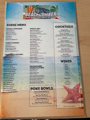 Menu photo 4 Beachcomber Bar & Grill Seaside Heights, NJ