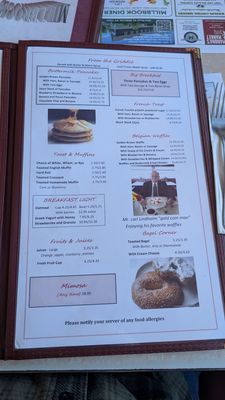 Menu photo 3 Millbrook Diner Millbrook, NY